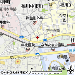 山口県周南市福川3丁目20周辺の地図