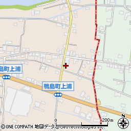 徳島県吉野川市鴨島町上浦208周辺の地図