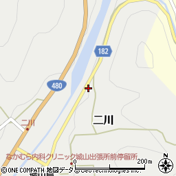 和歌山県有田郡有田川町二川465周辺の地図