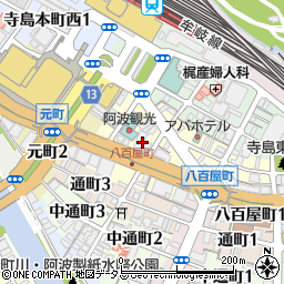 株式会社大林組　徳島工事事務所周辺の地図