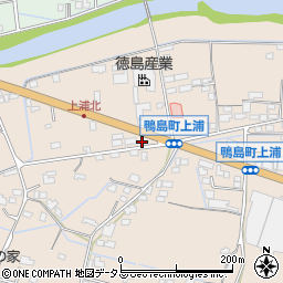 徳島県吉野川市鴨島町上浦86周辺の地図