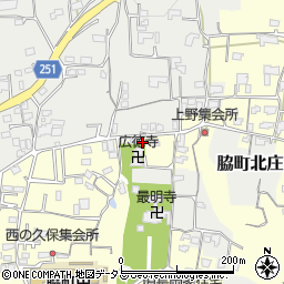 徳島県美馬市脇町大字北庄1305周辺の地図