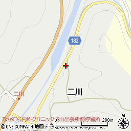 和歌山県有田郡有田川町二川465周辺の地図