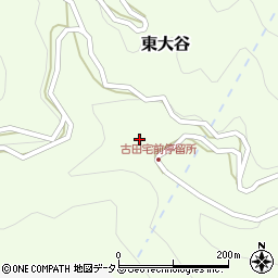 和歌山県有田郡有田川町東大谷130周辺の地図