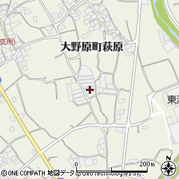 香川県観音寺市大野原町萩原914周辺の地図