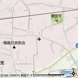 徳島県吉野川市鴨島町喜来163-2周辺の地図