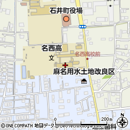 徳島県立名西高等学校周辺の地図