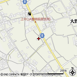 香川県観音寺市大野原町萩原1292-2周辺の地図