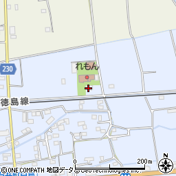 エホバの証人の徳島市蔵本会衆周辺の地図
