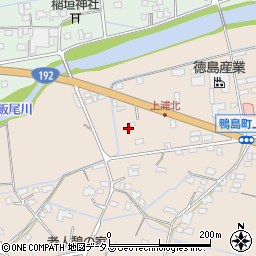 徳島県吉野川市鴨島町上浦102周辺の地図