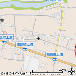徳島県吉野川市鴨島町上浦203-2周辺の地図
