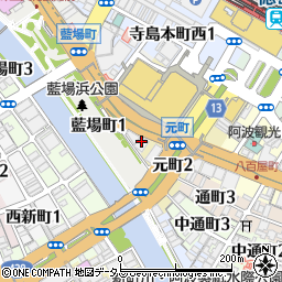 株式会社日立ビルシステム　徳島営業所周辺の地図