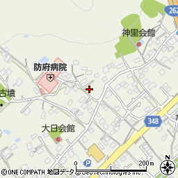 山口県防府市高井1033周辺の地図