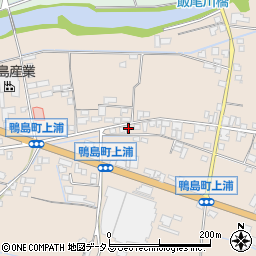 徳島県吉野川市鴨島町上浦202周辺の地図