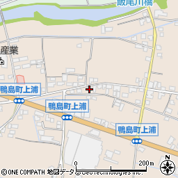 徳島県吉野川市鴨島町上浦202-2周辺の地図