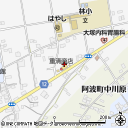 徳島県阿波市阿波町南整理140周辺の地図