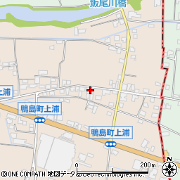 徳島県吉野川市鴨島町上浦204-1周辺の地図