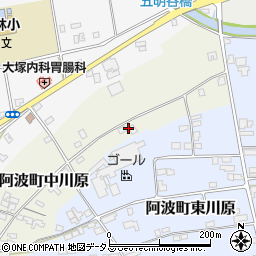 徳島県阿波市阿波町中川原118周辺の地図