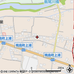 徳島県吉野川市鴨島町上浦203周辺の地図