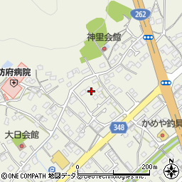 山口県防府市高井1021周辺の地図