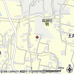 徳島県美馬市脇町大字猪尻庄122周辺の地図