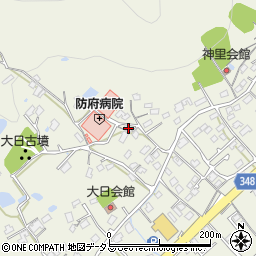 山口県防府市高井968周辺の地図
