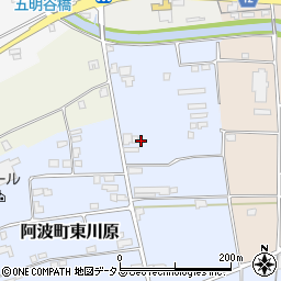 徳島県阿波市阿波町東川原159周辺の地図