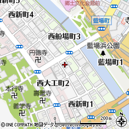 黒川勉強堂周辺の地図