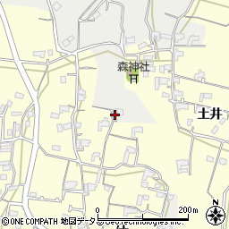 徳島県美馬市脇町大字猪尻庄1345周辺の地図