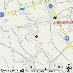 香川県観音寺市大野原町萩原1332周辺の地図