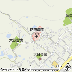 山口県防府市高井961周辺の地図