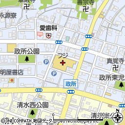 ダイソーフジ新南陽店周辺の地図