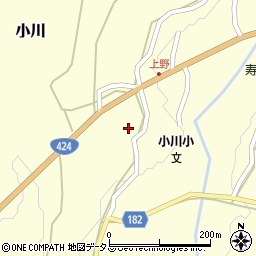 和歌山県有田郡有田川町小川246周辺の地図