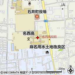 徳島県立名西高等学校周辺の地図