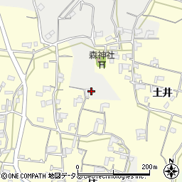徳島県美馬市脇町大字北庄1345周辺の地図