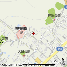 山口県防府市高井1034周辺の地図