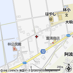 徳島県阿波市阿波町南整理166周辺の地図