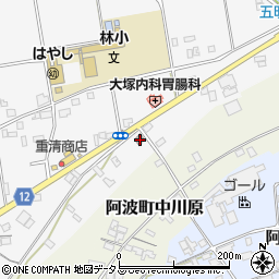 徳島県阿波市阿波町南整理97周辺の地図