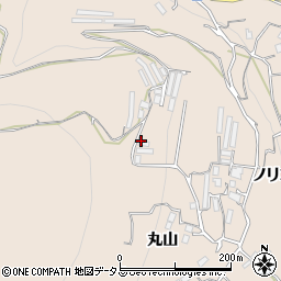 徳島県美馬市美馬町丸山周辺の地図