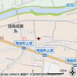 徳島県吉野川市鴨島町上浦68周辺の地図