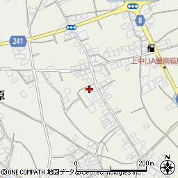 香川県観音寺市大野原町萩原1350周辺の地図