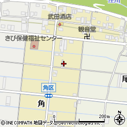 和歌山県有田郡有田川町角周辺の地図