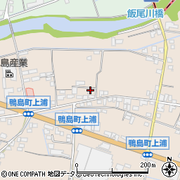 徳島県吉野川市鴨島町上浦69周辺の地図