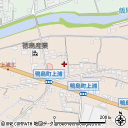 徳島県吉野川市鴨島町上浦11周辺の地図