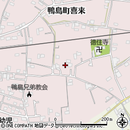 徳島県吉野川市鴨島町喜来160周辺の地図