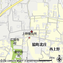 徳島県美馬市脇町大字北庄1265周辺の地図