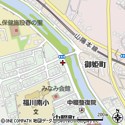 御姫橋周辺の地図