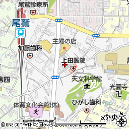 三重県尾鷲市中村町周辺の地図