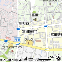 〒746-0039 山口県周南市富田新町の地図