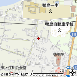 徳島県吉野川市鴨島町上下島454周辺の地図